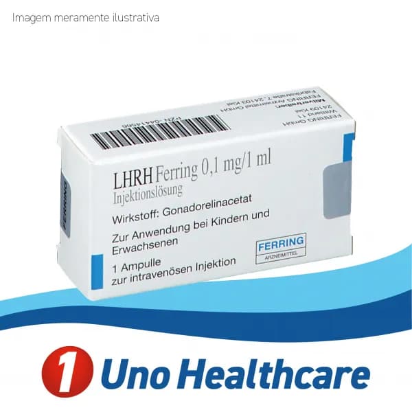 LHRH Ferring (Gonadorelin) Gonadorelina 0,1mg/1mL – supressão hormonal (oncologia/RA)