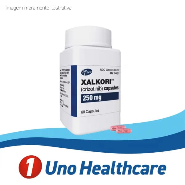 Xalkori (Crizotinib) Crizotinibe 250mg – CPNPC ALK/ROS1+, ALCL e IMT