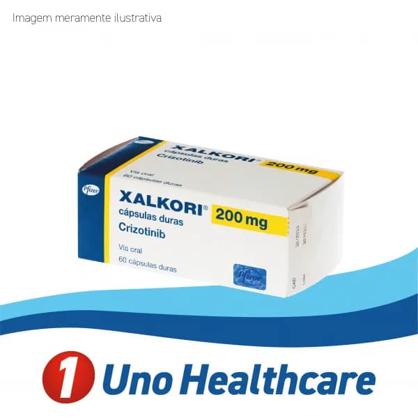 Xalkori (Crizotinib) Crizotinibe 200mg – CPNPC ALK/ROS1+, ALCL e IMT