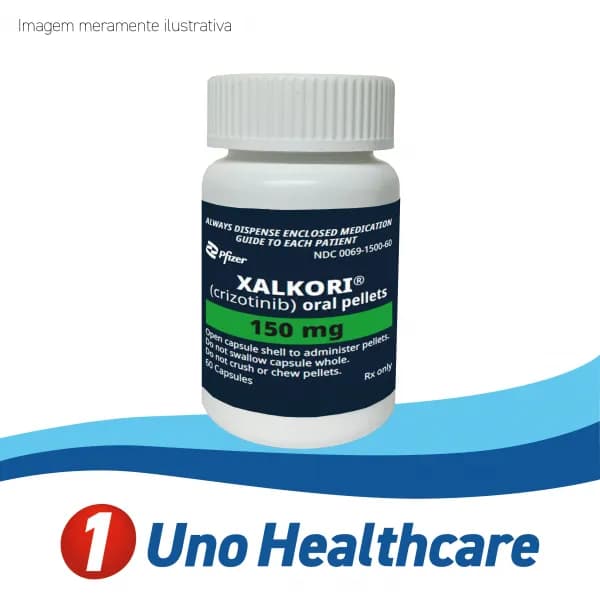 Xalkori (Crizotinib) Crizotinibe 150mg – Câncer de Pulmão ALK+/ROS1+ e Linfoma ALK+