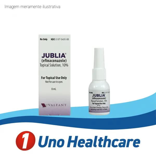 Jublia (Efinaconazole) Efinaconazol – Onicomicose leve a moderada tópica