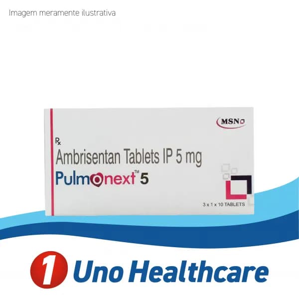 Pulmonext (ambrisentan) ambrisentana 5mg para hipertensão arterial pulmonar