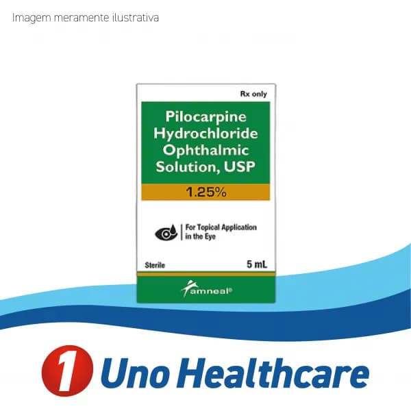 Pilocarpine Hydrochloride (Pilocarpine Hydrochloride) Cloridrato de Pilocarpina - 1,25% 5ml