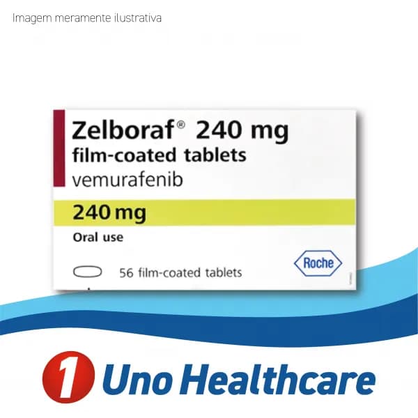 Zelboraf (Vemurafenib) Vemurafenibe - 240mg 56 tabletes