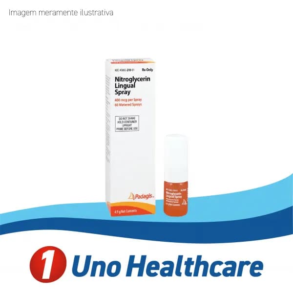 Nitroglycerin (Nitroglycerin) Nitroglicerina — 400mcg 4,9g spray lingual
