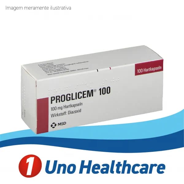 Proglicem (Diazoxide) Diazóxido 100mg – hipoglicemia por hiperinsulinismo
