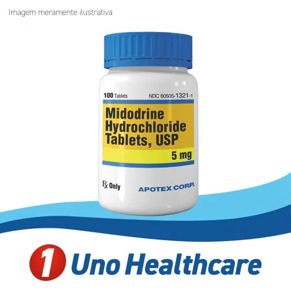 Midodrine (Midodrine Hydrochloride) Midodrina 5mg – anti-hipotensivo