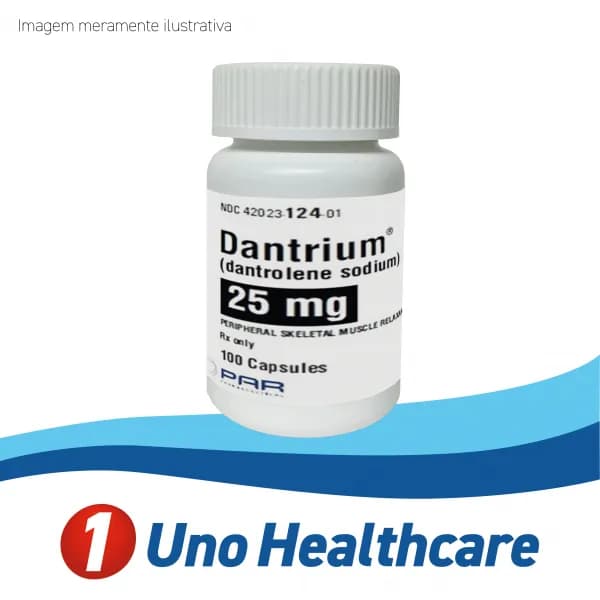 Dantrium (Dantrolene) Dantrolene 25mg – relaxante muscular / hipertermia maligna