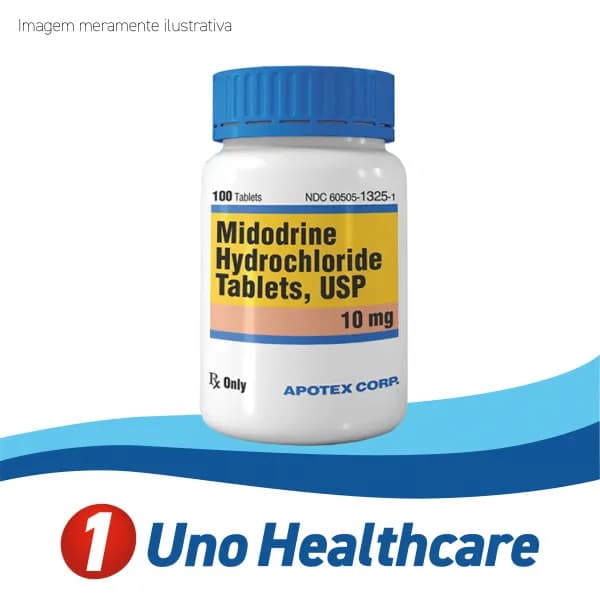 Midodrine (Midodrine Hydrochloride) Midodrina 10mg – anti-hipotensivo