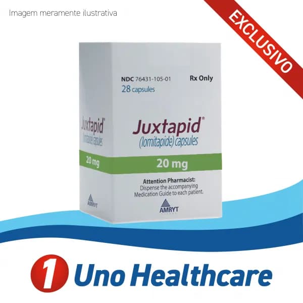 Juxtapid (Lomitapide) Lomitapida 20mg – hipolipemiante para HoFH