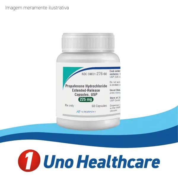 Propafenone ER (Propafenone Hydrochloride) Cloridrato de Propafenona ER 225mg – Antiarrítmico