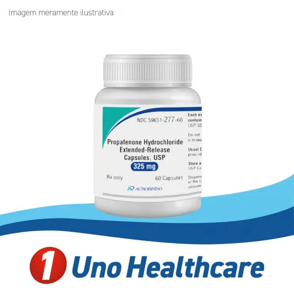 Propafenone ER (Propafenone Hydrochloride) Cloridrato de Propafenona ER 325mg – Antiarrítmico