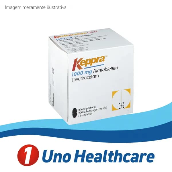 Keppra (Levetiracetam) 1000mg – Controle de Epilepsia em Adultos e Crianças