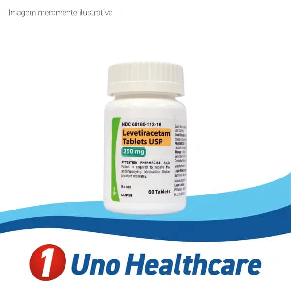 Levetiracetam (Levetiracetam) 250mg – Antiepiléptico para Controle de Crises Epilépticas