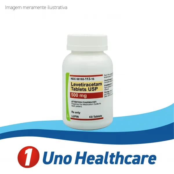 Levetiracetam (Levetiracetam) 500mg – Antiepiléptico para Tratamento de Epilepsia e Crises