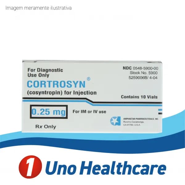 Cosyntropin (Cosintropina) 0,25mg – Teste de Estimulação do ACTH