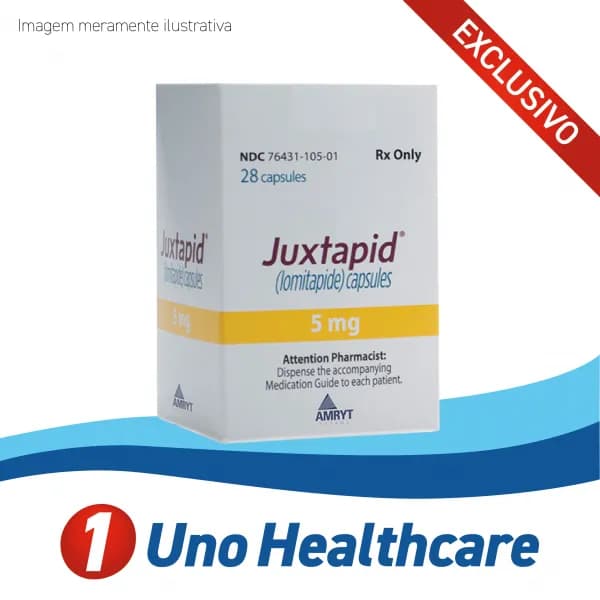 Juxtapid (Lomitapide) Lomitapida 5mg – hipolipemiante para HoFH