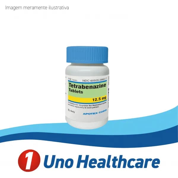 Tetrabenazine (Tetrabenazina) 12.5mg – Tratamento da Coreia de Huntington