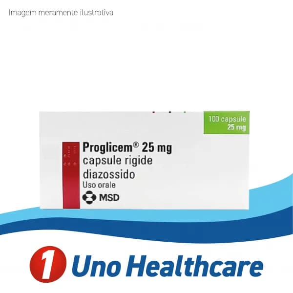 Proglicem (Diazoxide) Diazóxido 25mg – Tratamento da Hipoglicemia por Hiperinsulinismo