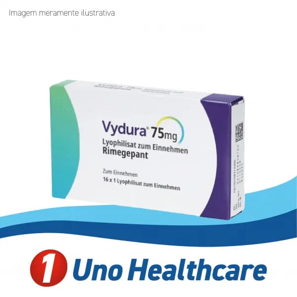 Vydura (Rimegepant) Rimegepant – Enxaqueca aguda e prevenção episódica