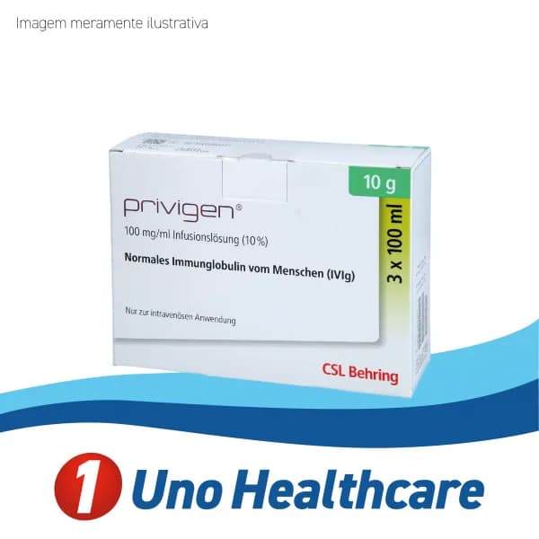 Privigen (Immune Globulin Intravenous) Imunoglobulina – Reposição e imunomodulação IV