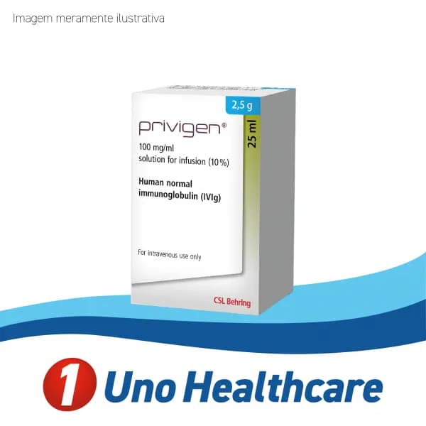 Privigen (Immune Globulin Intravenous) Imunoglobulina – Reposição imunológica e imunomodulação IV