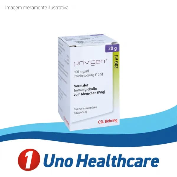 Privigen (Immune Globulin Intravenous) Imunoglobulina – Reposição IV em imunodeficiências