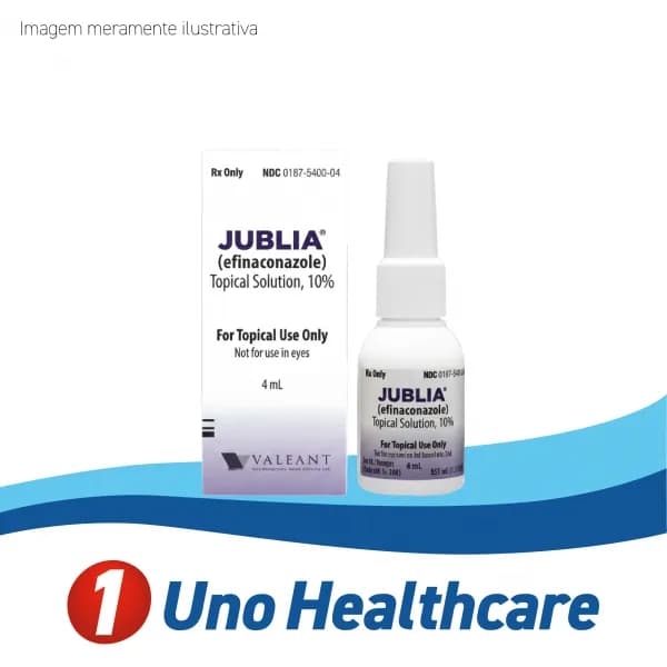 Jublia (Efinaconazole) Efinaconazol – Tratamento tópico da onicomicose