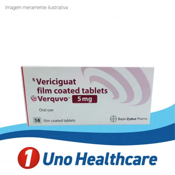 Verquvo (vericiguat) vericiguato 5mg para insuficiência cardíaca crônica