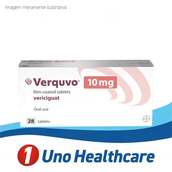 Verquvo (vericiguato) vericiguat 10mg para insuficiência cardíaca crônica
