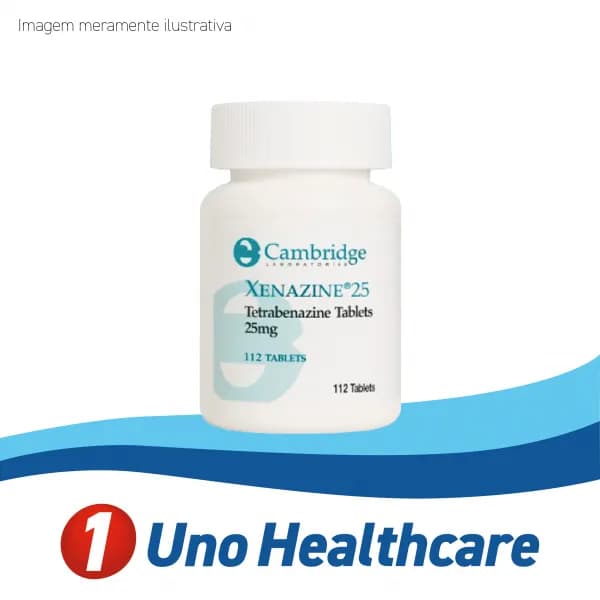 Xenazine (Tetrabenazine) Tetrabenazina 25mg – coreia de Huntington
