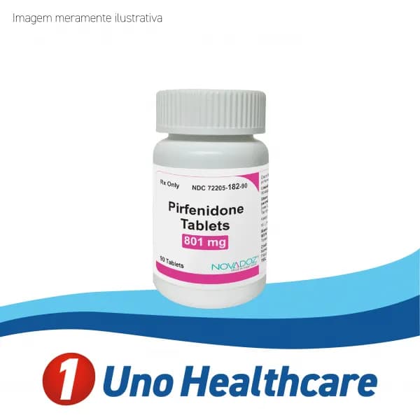 Pirfenidona (Pirfenidone) Pirfenidona — 801mg 90 cápsulas