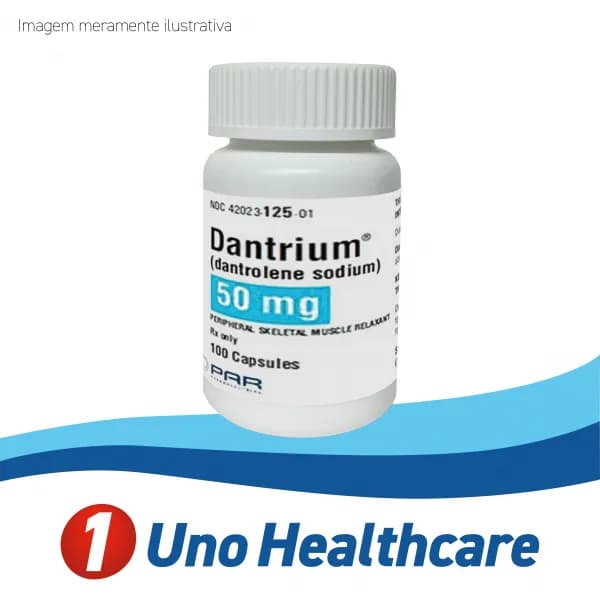 Dantrium (Dantrolene) Dantrolene 50mg – relaxante muscular / hipertermia maligna