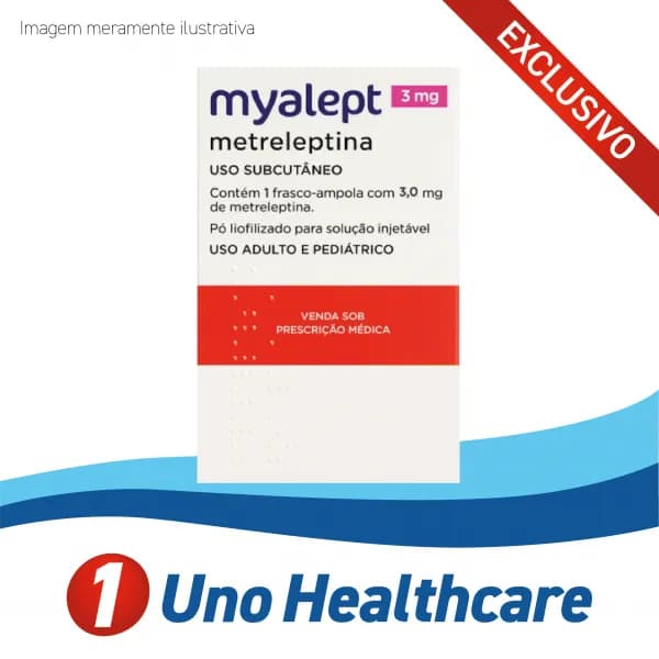 Myalept (Metreleptin) Metreleptina 3mg – lipodistrofia generalizada